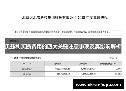 贝兹利买断费用的四大关键注意事项及其影响解析